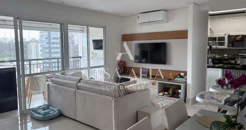 Apartamento na granja julieta  com 81 m², sendo: 2 dormitórios (1 suíte) e 2 vagas de garagem.