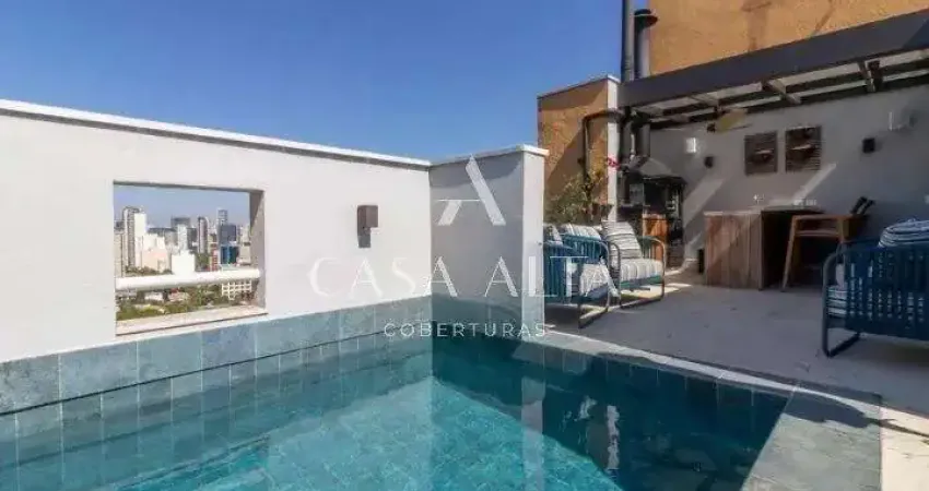 Deslumbrante cobertura duplex com 235 m², 2 quartos sendo 2 suítes à venda na vila madalena.