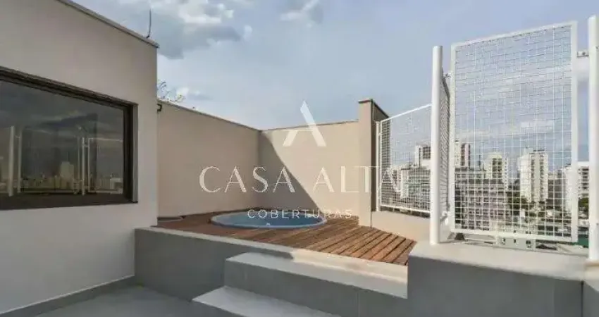Cobertura duplex clean com 128 m², 2 quartos sendo em suítes americana à venda no bairro vila madalena.