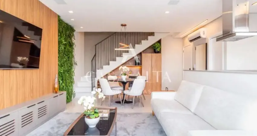 Duplex minimalista, mobiliada e decorada com 104 m², 2 quartos sendo 2 suítes à venda no bairro vila olímpi