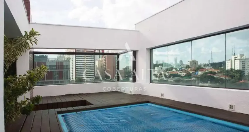 Cobertura duplex com 180 m², 3 quartos sendo 1 suíte à venda no bairro vila madalena.