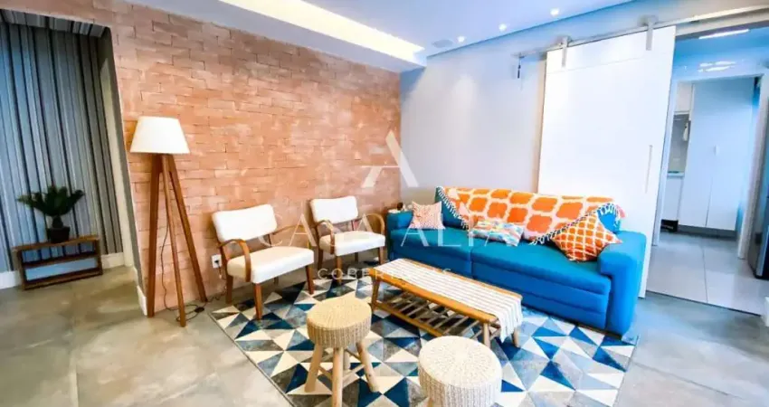 Apartamento na chácara santo antônio com 105m² sendo: 2 dormitórios (2 suítes) e 2 vagas de garagem.