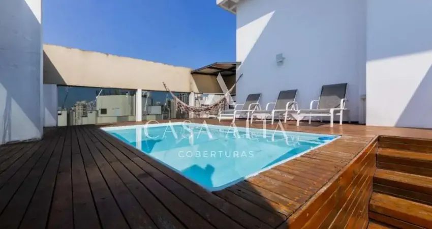 Cobertura duplex no campo belo com 447 m² a.u. sendo: 5 dormitórios (3 suítes) e 4 vagas de garagem