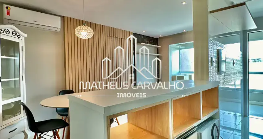 Apartamento mobiliado 2/4 com suíte, varanda gourmet e 1º andar no villa de espanha