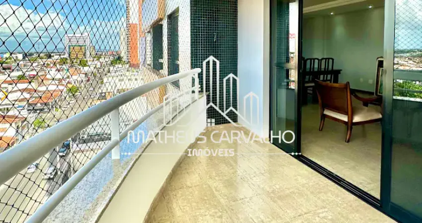 Apartamento 4/4 alto padrão com vista para lagoa e 02 vagas – 167m² | porteira fechada
