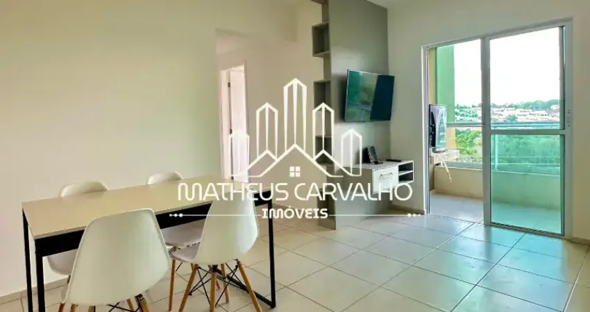 Apartamento 2/4 mobiliado com varanda, churrasqueira e ar-condicionado | bairro sim