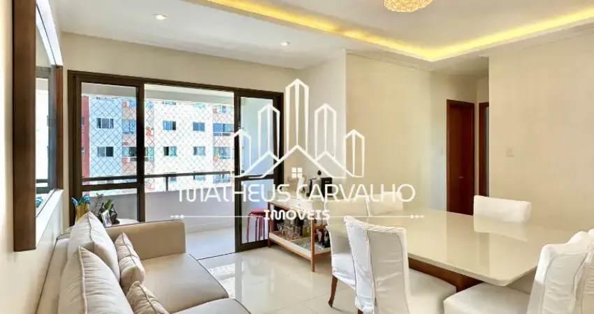 Apartamento 3/4 Reformado e Semi-Mobiliado à Venda | Nascente | Vaga Coberta | 78m² - IMBUÍ