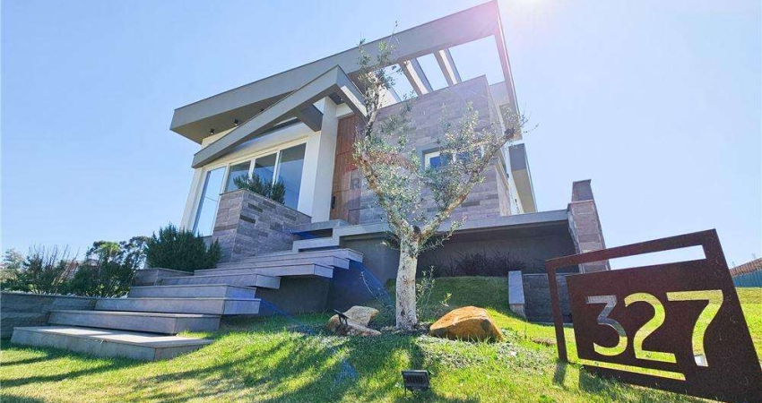 Casa 3 dormitórios À VENDA, Condomínio Reservas do Lago, Nova Santa Rita, RS.