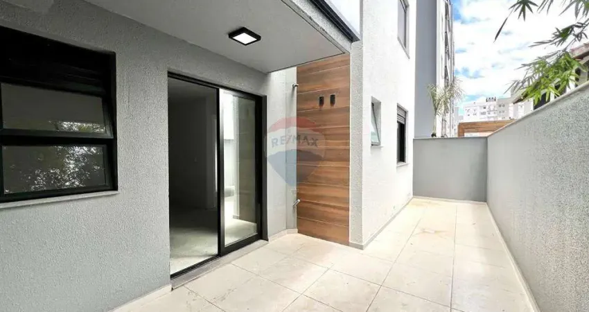 Apartamento garden á venda, 65 m², pátio com churrasqueira, 2 dormitórios, condomínio brasil 315 - bairro centro de canoas