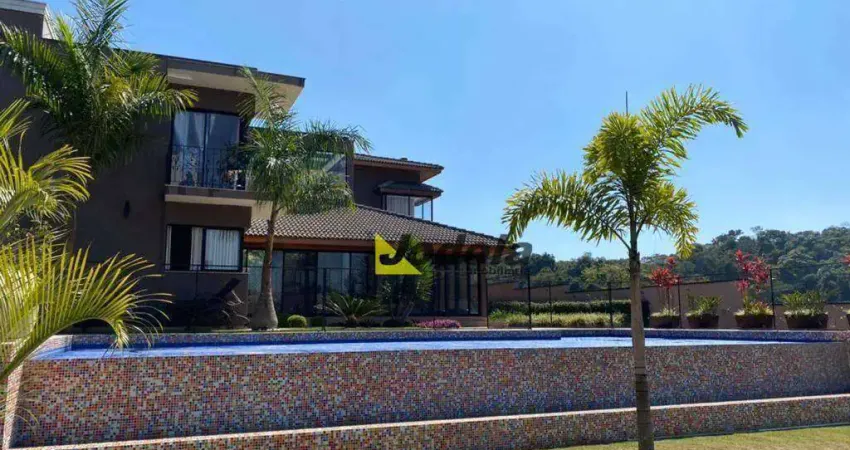 Sobrado com 9 dormitórios à venda, 520 m² por r$ 8.000.000,00 - parque residencial jequitibá - jacareí/sp