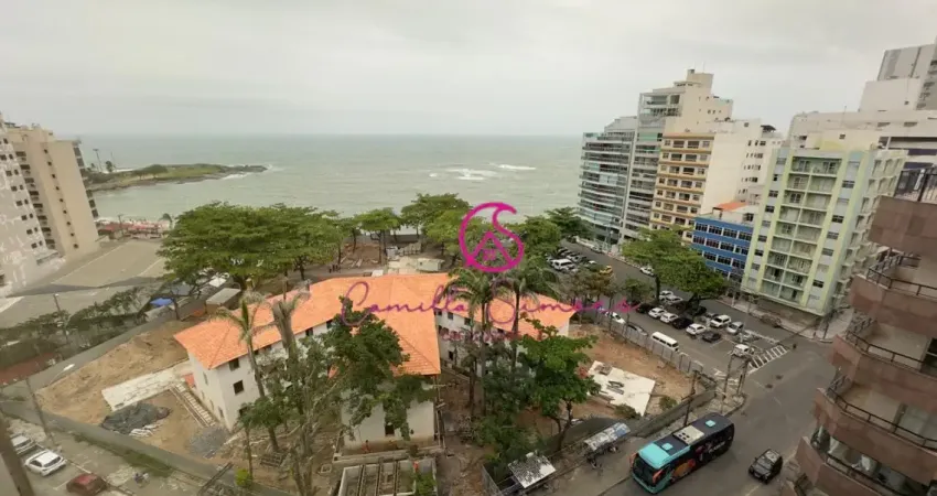 Apartamento com 03 quartos, 02 vagas, maravilhosa vista para o mar. no centro de guarapari/es.