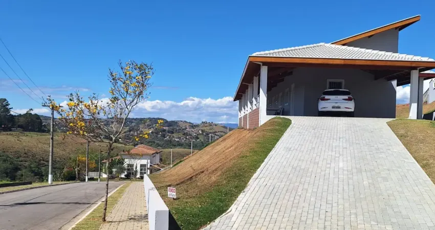 Linda casa avarandada 250 m²-3 dormitórios - condomínio res. mantiqueira