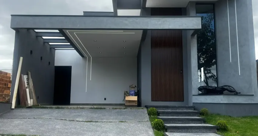 Casa recém construída -130 m² -3 dormitórios com suite- piscina - condominio reserva do vale- caçapava