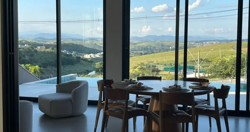 Sobrado de alto padrão com vista definitiva em condomínio exclusivo