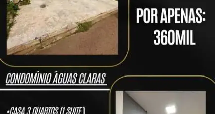 Casa para venda em campo largo, aguas claras, 3 dormitórios, 1 suíte, 2 banheiros, 1 vaga