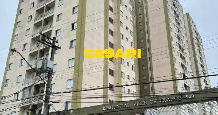 Apartamento bonito, 2 dormitorios, sacada, andar alto, 1 vaga livre, 56m2- assunção - sbc ( apto fica no ultimo andar) - muito silencio e reservado