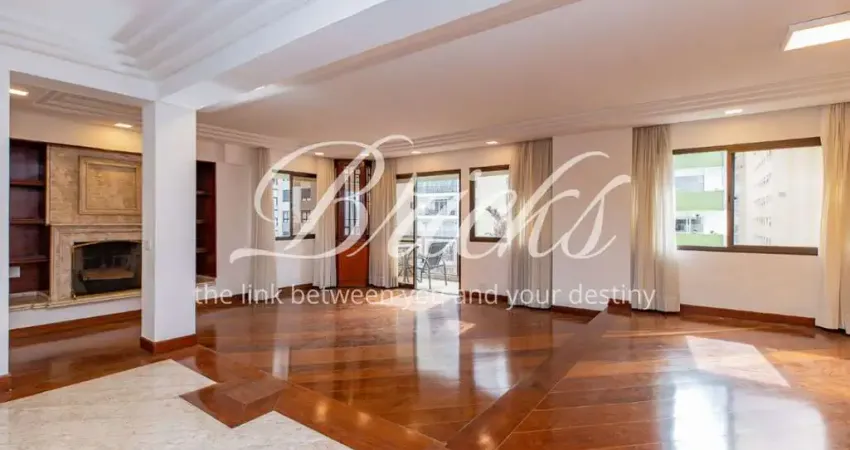 Apartamento a venda no jardim paulista 205m², com 3 suites e 4 vagas de garagem.
