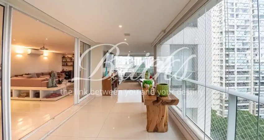 Apartamento mobiliado no campo belo/ sophistic 4 suítes e 5 vagas andar alto