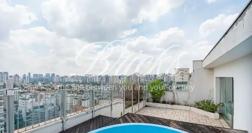 Cobertura à venda no brooklin , 325 m² ,3 quartos, 1 suíte, 3 vagas,