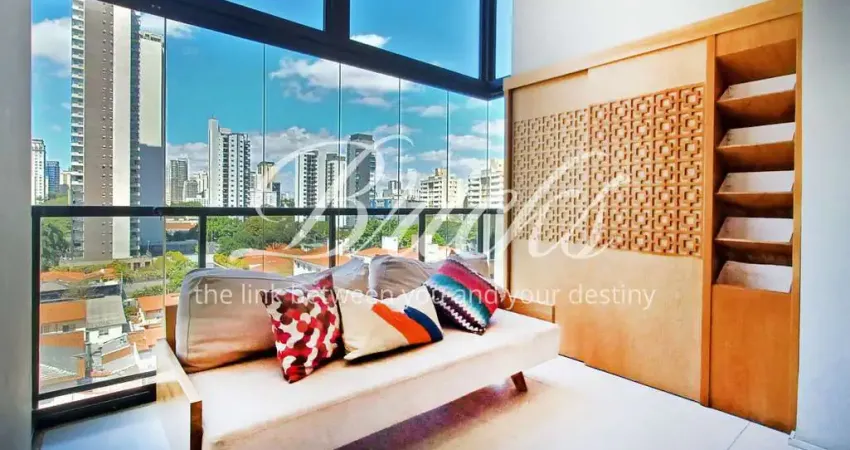 Apartamento duplex  mobiliado com lazer completo - vila olimpia 80 metros