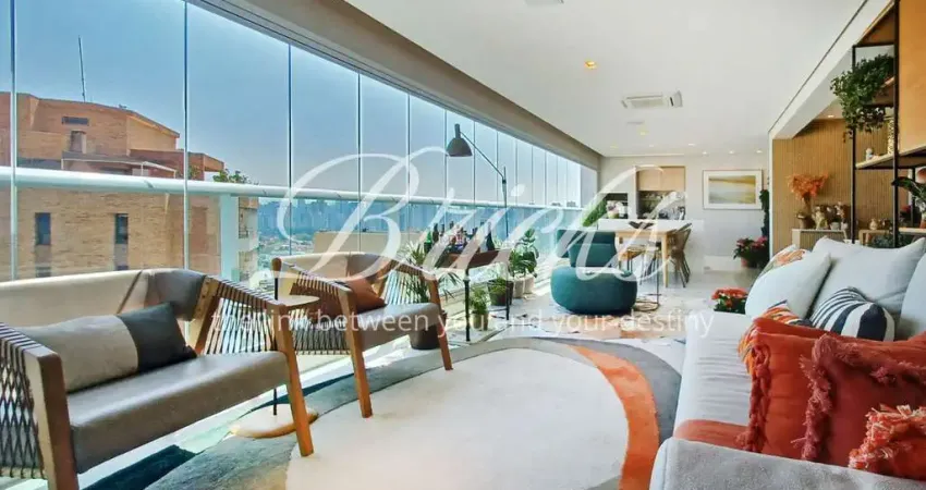 Apartamento moderno no brooklin 164m² 3 suites 3 vagas de garagem