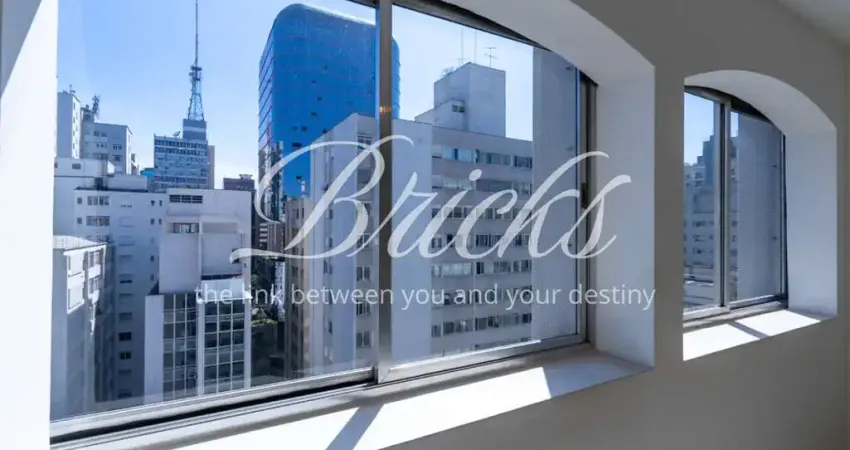 Apartamento na alameda santos com 105m² - vista livre - andar alto - proximo ao metrô