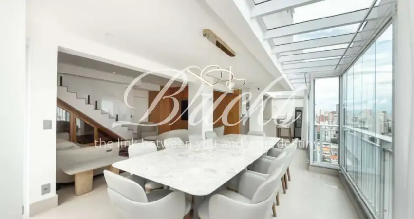 Cobertura duplex luxuosa na vila mariana com 174m² 3 suites 4 vagas