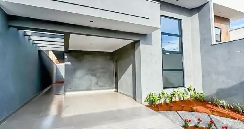 Casa com 180 m² de terreno, corredor lateral e suíte – r$ 480.000