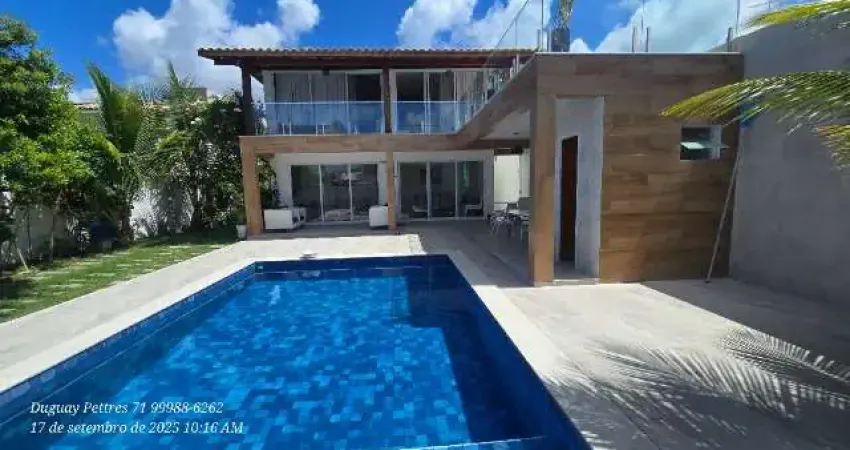 Casa em condomínio fechado com 6 quartos à venda na Rua Papagaio, 26, Pitangueiras, Lauro de Freitas