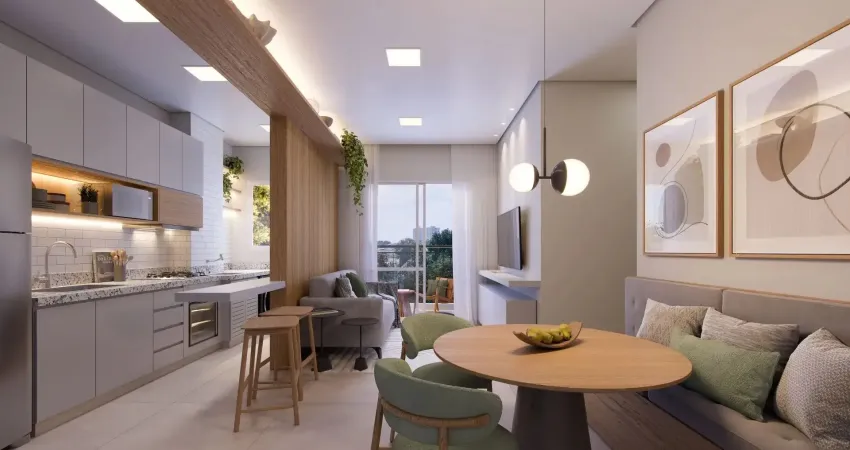 Apartamento 2 Dormitórios 54 m² com Varanda - Alvoratta Home Club Limeira - SP