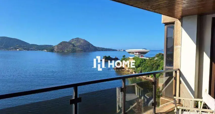 Apartamento com 4 dormitórios à venda, sendo 2 suítes, 500 m² por r$ 3.700.000 - ingá - niterói/rj