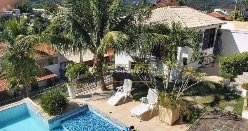 Linda casa com 4 dormitórios, sendo 3 suítes, à venda, 470 m² por r$ 1.570.000 - pendotiba - niterói/rj