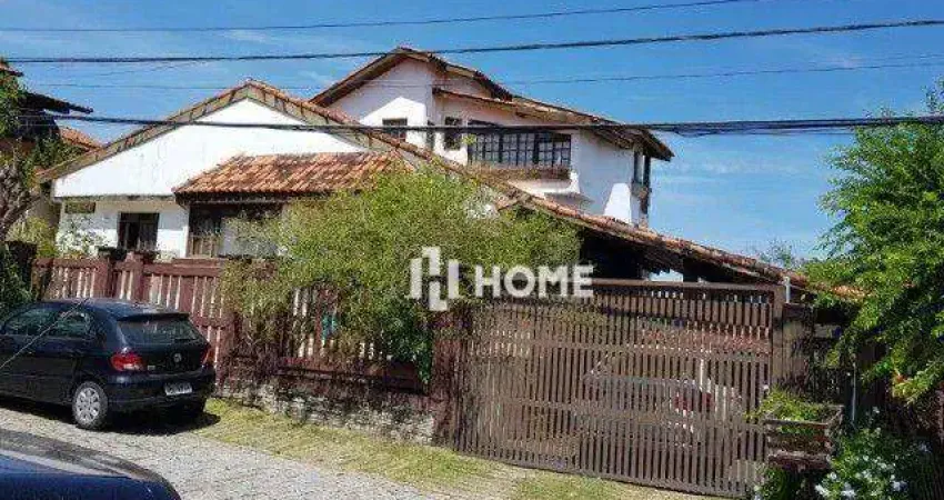 Excelente casa com 7 dormitórios à venda, sendo 2 suítes, 410 m² por r$ 1.470.000 - camboinhas - niterói/rj