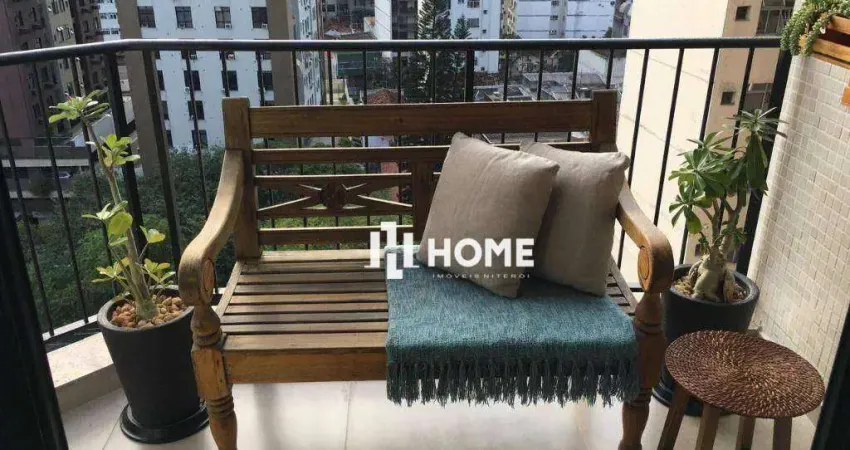 Excelente apartamento com 2 dormitórios à venda, sendo 1 suíte, 65 m² por r$ 463.000 - icaraí - niterói/rj