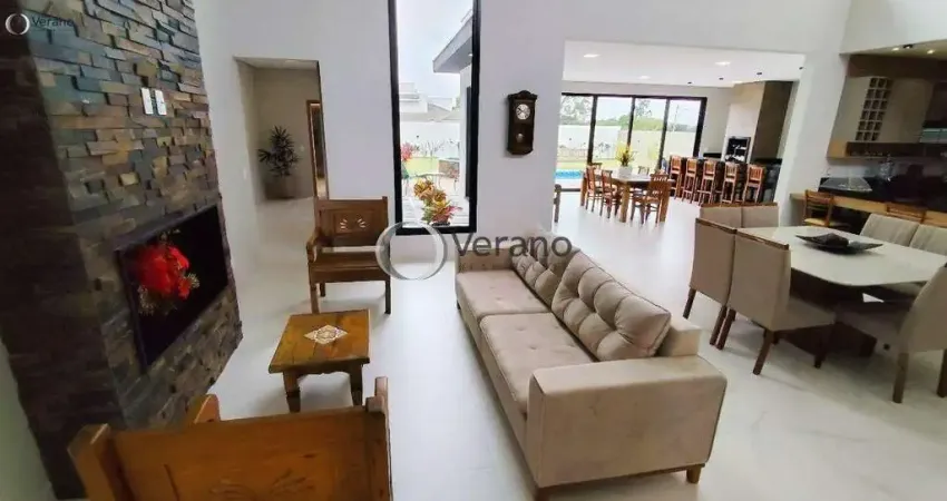 Casa térrea nova com 3 suítes no condomínio terra caxambu, jundiaí-sp