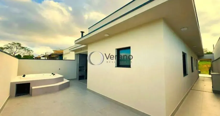 Casa térrea nova com 3 suítes no condomínio phytus, cabreúva-sp