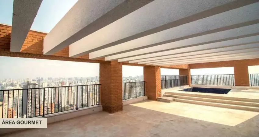 Cobertura duplex lindenberg com 688m2, vista panorâmica 360 graus, próximo ao parque ibirapuera, sp