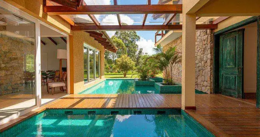 Casa de alto padrão com 5 suítes e área de lazer completa – condomínio de luxo em itu