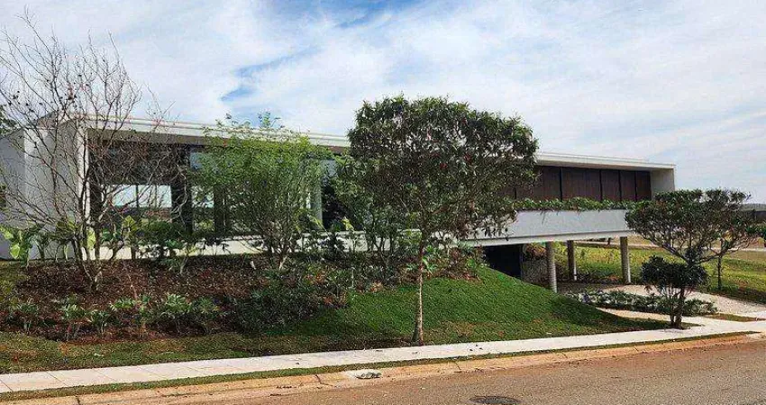 Casa de alto padrão no condomínio fazenda dona carolina – itatiba/sp – projeto luciano basso, 4 suítes e lazer completo