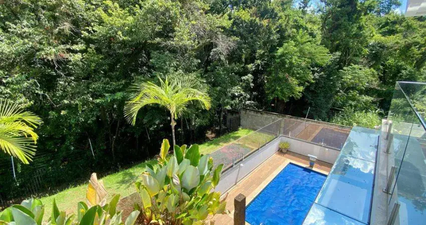Casa alto padrão com vista para a mata, 3 suítes, no condomínio brisas da mata, jundiaí-sp