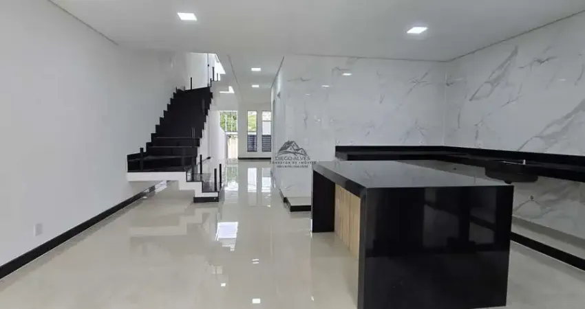 Casa moderna com 240m² de área construída, jardim brasilia, betim