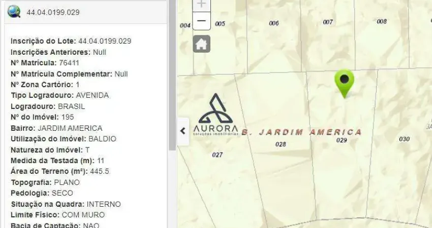 Terreno para venda em caxias do sul, jardim américa - oportunidade imperdível!