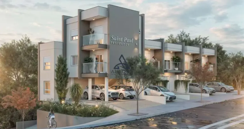 Triplex sobrado 2 dormitórios em construção à venda em terra nobre, caxias do sul - saint paul residence