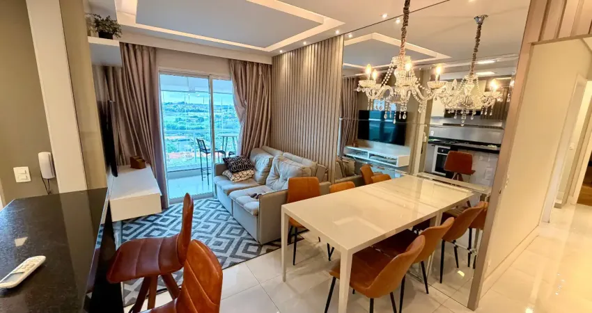 Apartamento mobiliado para locação condominio monet - limeira/sp