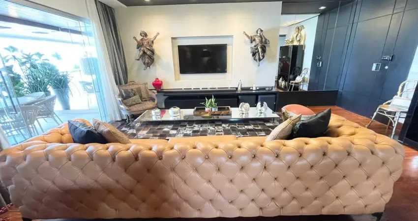 Rua dos navegantes, cobertura duplex, 244 m², 4 quartos (2 suítes), 2 salas, dependência, 4 vagas