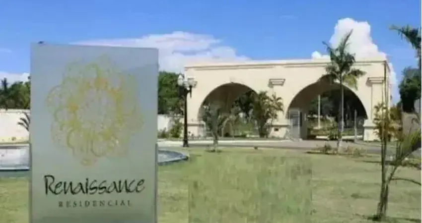 Cond. renaissance - lote - disponível inicio do condominio, final da rua.