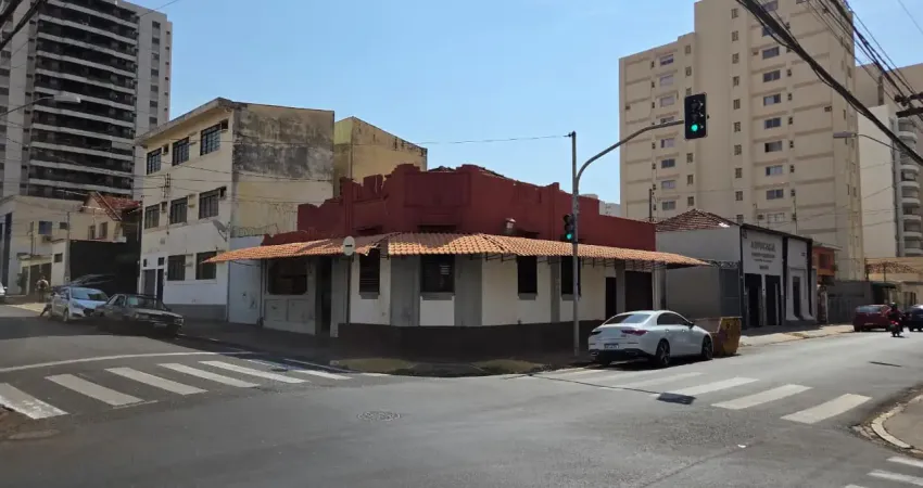 Casa comercial de esquina no centro ribeirão preto 169 metros