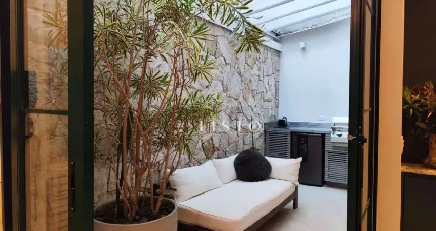 Apartamento garden com 2 dormitórios à venda, 68 m² por r$ 2.790.000,00 - leblon - rio de janeiro/rj