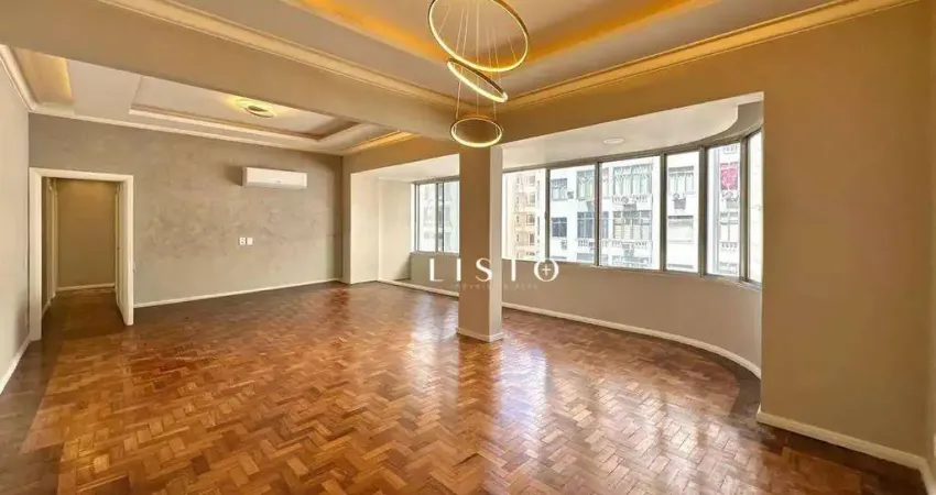 Apartamento reformado com 4 dormitórios à venda, 152 m² por r$ 1.800.000 - copacabana - rio de janeiro/rj