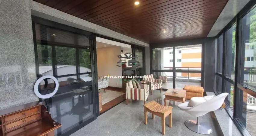 Centro histórico de petropolis - vendo apto alto padrão com 4 suítes - 4 vagas lazer completo